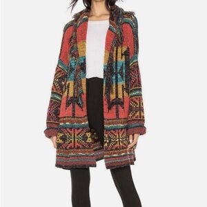 Free People Wild West Knit Sweater | Xtra Small/Small Aztec Boho